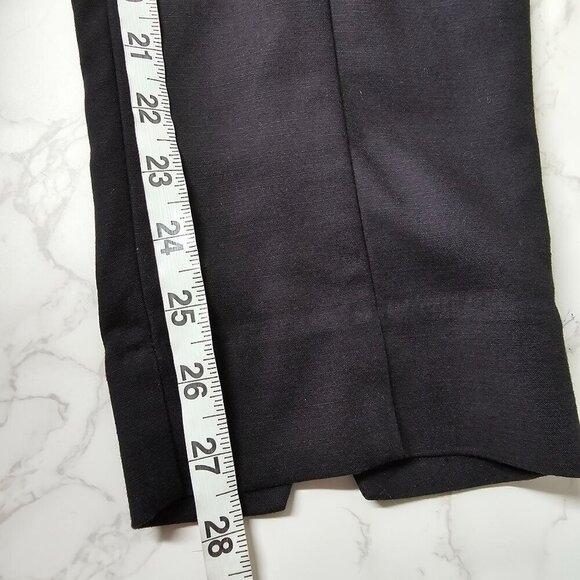 J. Jill Essential Slim Ankle High Rise Pull On Trouser Pants Black Women Size 14 - Picture 9 of 11